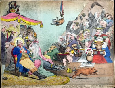 Musique ancienne, publiée par S.W. Fores en 1787 - James Gillray